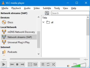 Vlc sap как настроить